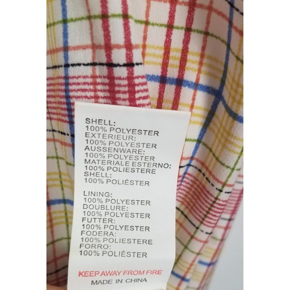 Glamorous Bloom Women's Maternity Sz. 4 Plaid Flutter Sleeve Midi Dress NWT - Picture 6 of 9